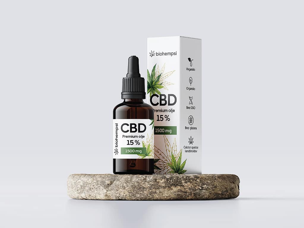 CBD kapljice 15 % – uporaba in namen